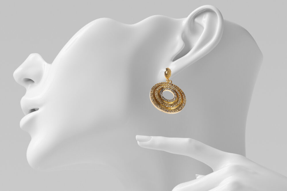 NATASA Earrings-Gold Plated
