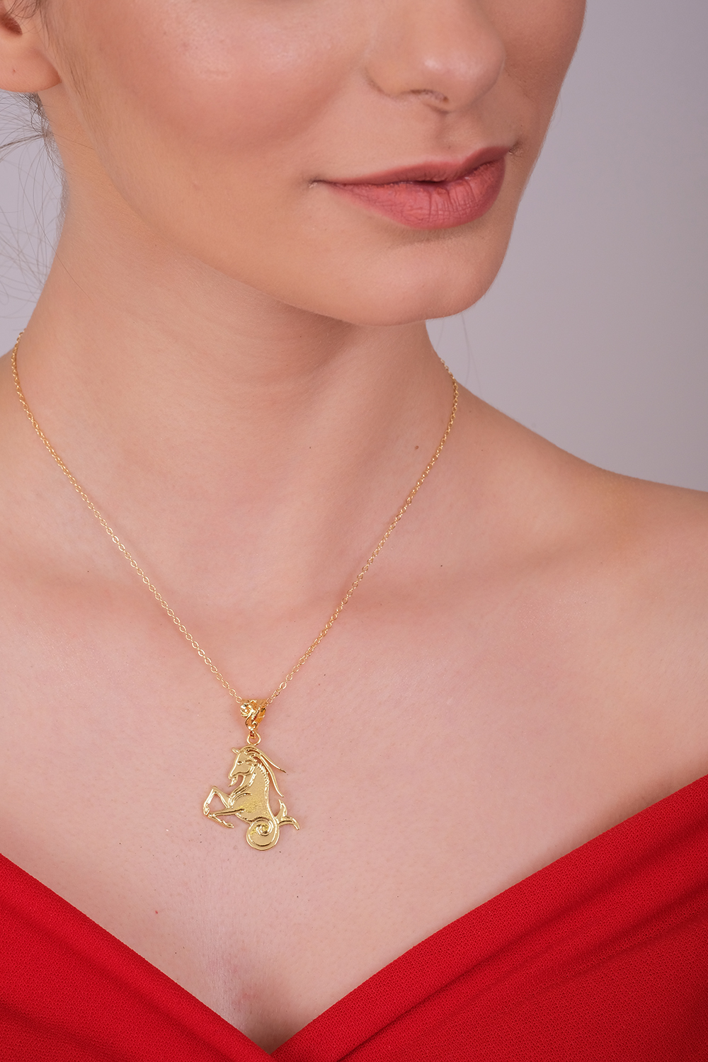 ARIES Necklace-Gold Plate