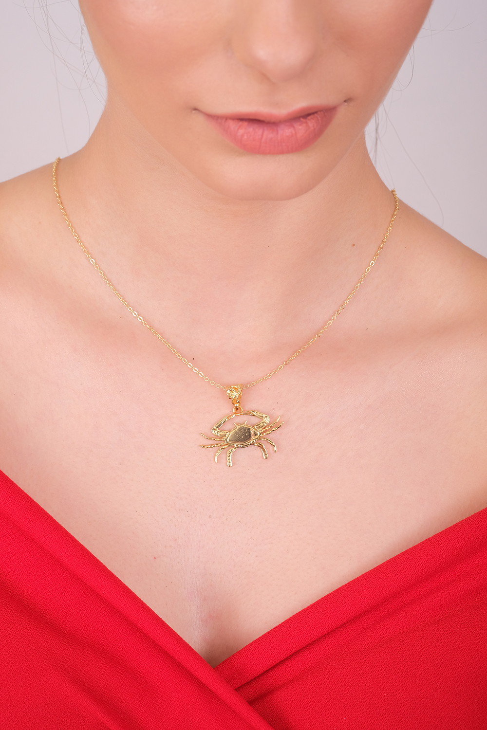 CANCER Necklace-Gold Plated