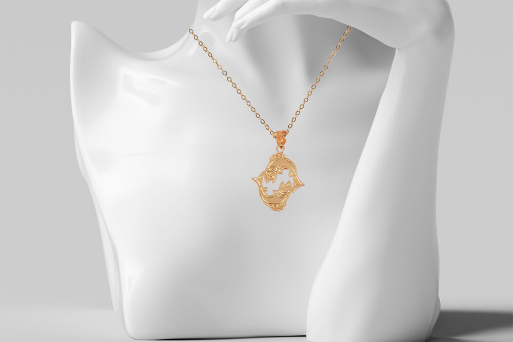 PISCES Necklace-Gold Plated