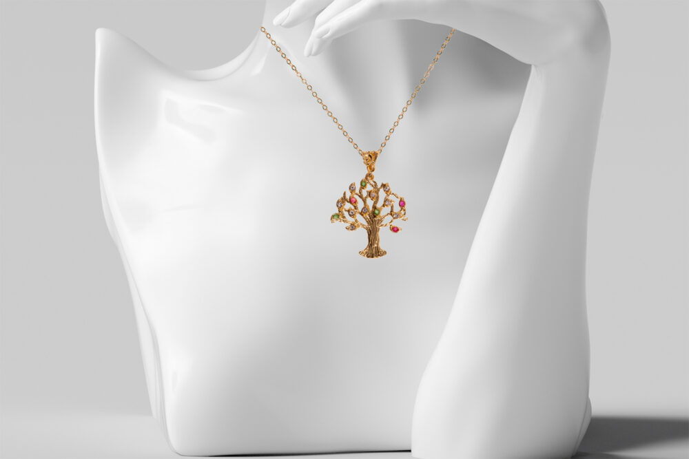 TREE OF YOUTH Necklace-GOLD PLATED