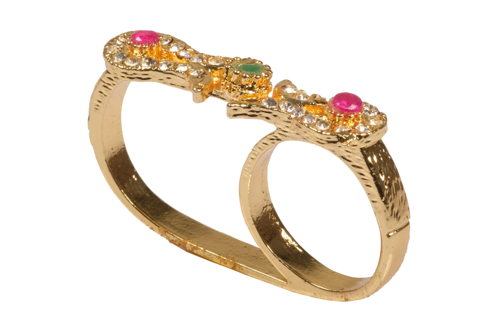 TWIN Ring-Gold plated