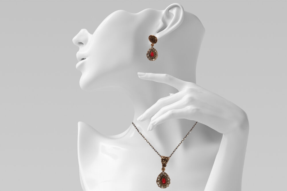 DIONA Necklace and Earrings Jewelry Set