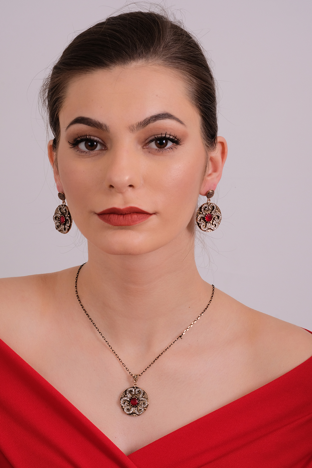 MATHIAS Necklace and Earrings Jewelry Set