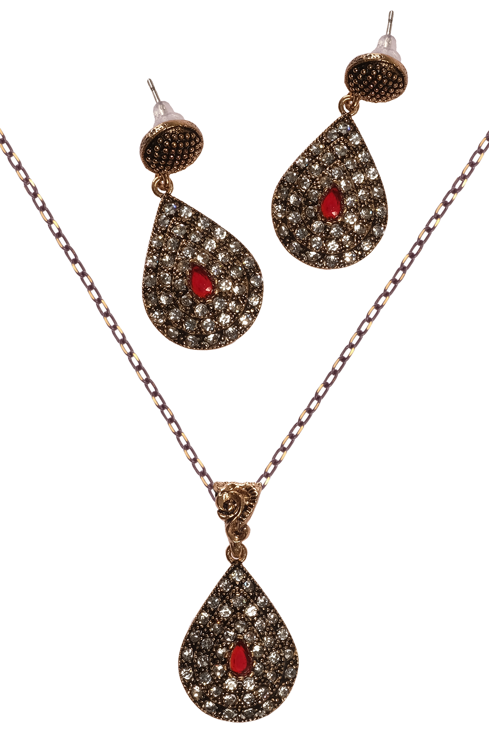 MEDOUSA Necklace and Earrings Jewelry Set
