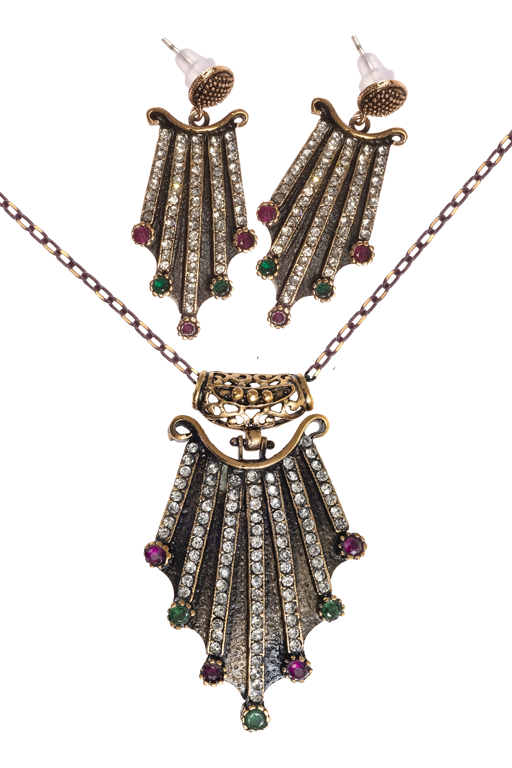 PERSIS Necklace and Earrings Jewelry Set