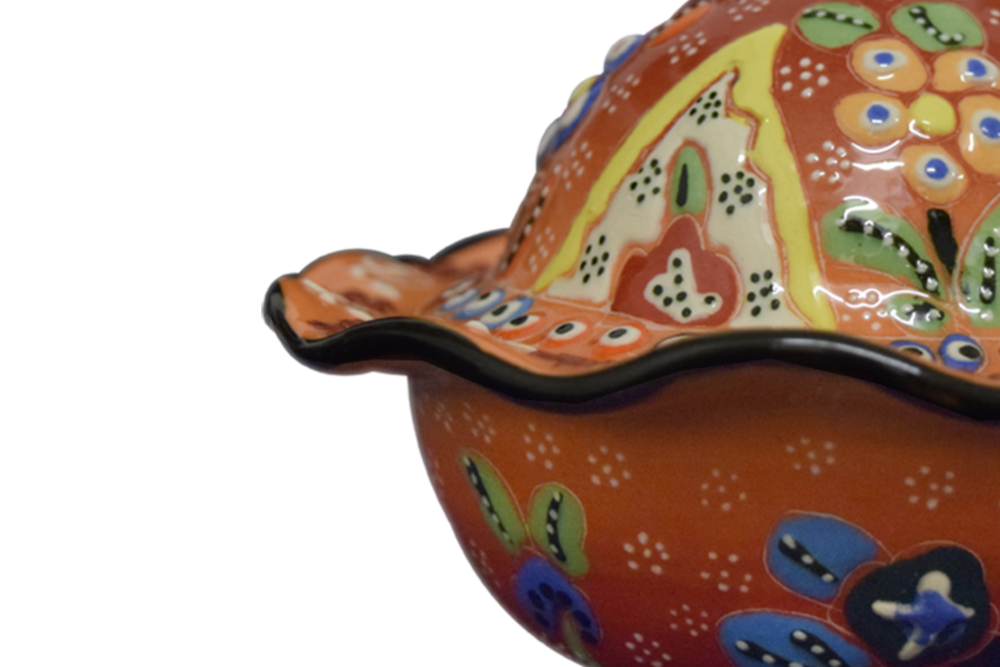 Ceramic Sugar Bowl 4″