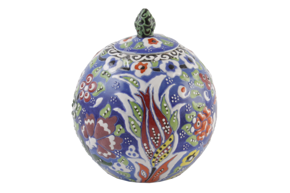 Ceramic Sphere Jar 6″