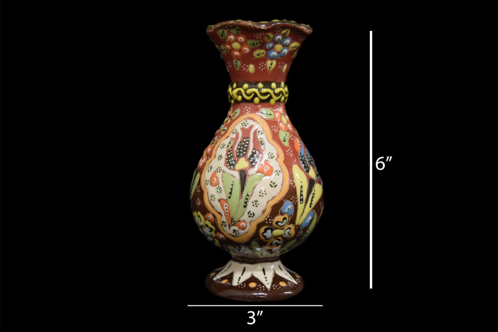 Regular Ceramic Vase 6″