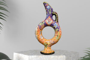 Ceramic Hittite Vase 8”