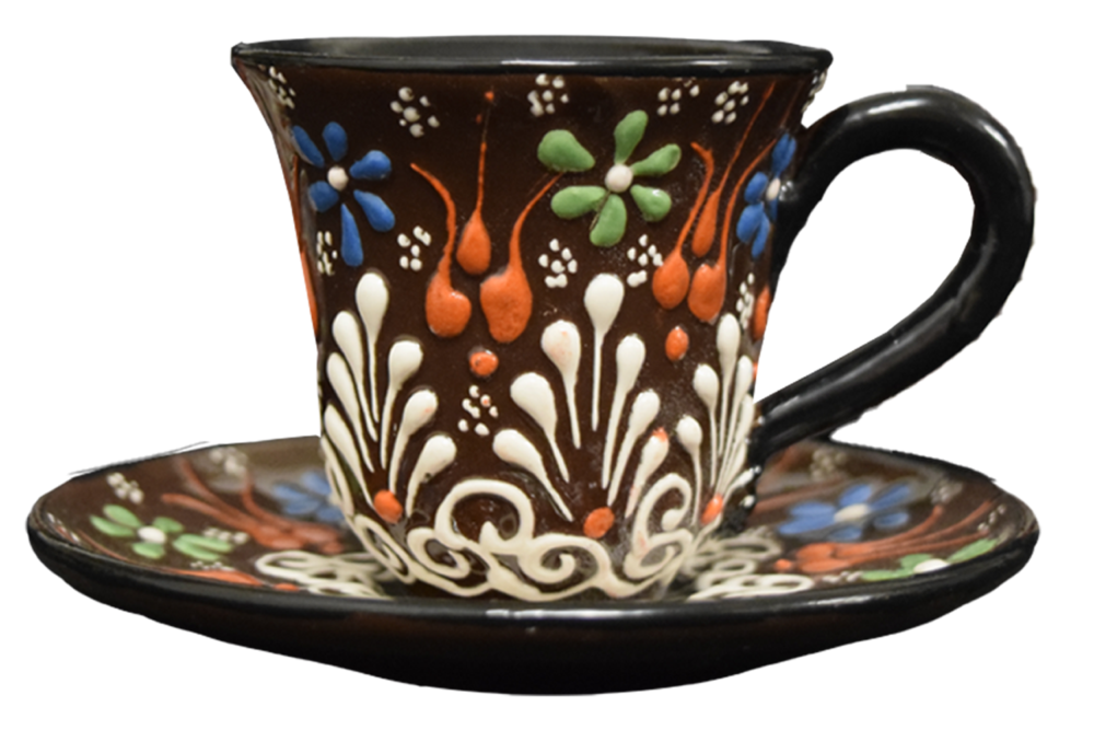 Ceramic 6pc Coffee cups set
