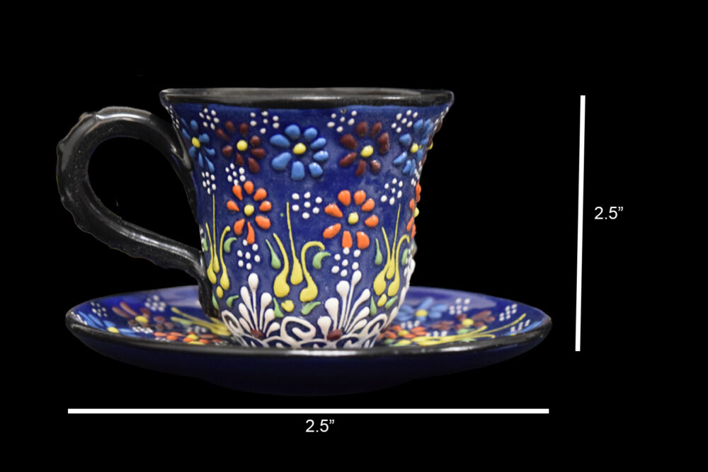 Ceramic 6pc Coffee cups set
