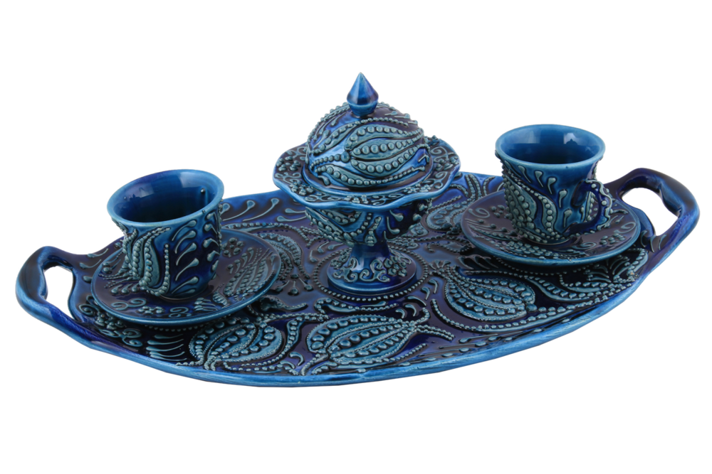 Ceramic 2pc Coffee Set