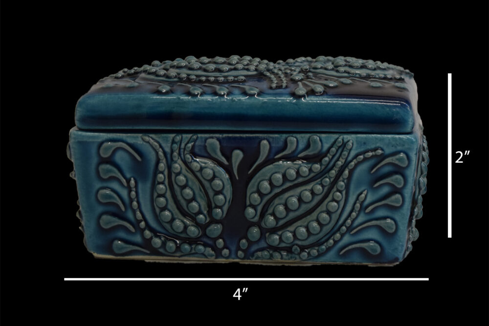 Ceramic Rectangle Jewelry Case