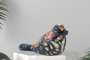 Ceramic Bird Candle Holder 5″