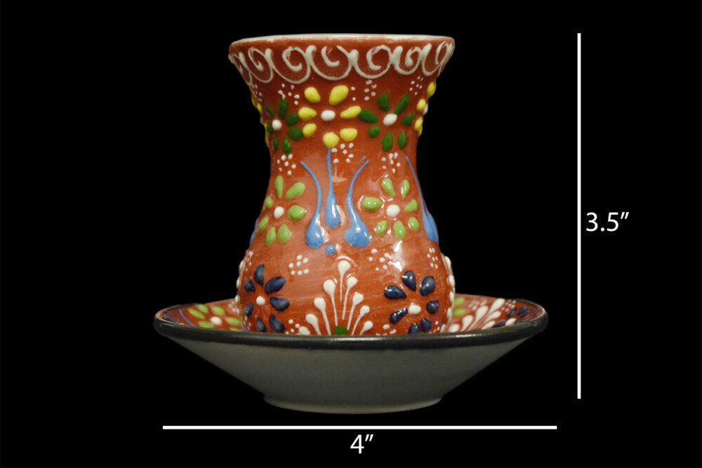 Ceramic 6pc Teacup Set