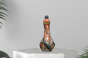 Ceramic Twisted Bottle 8″