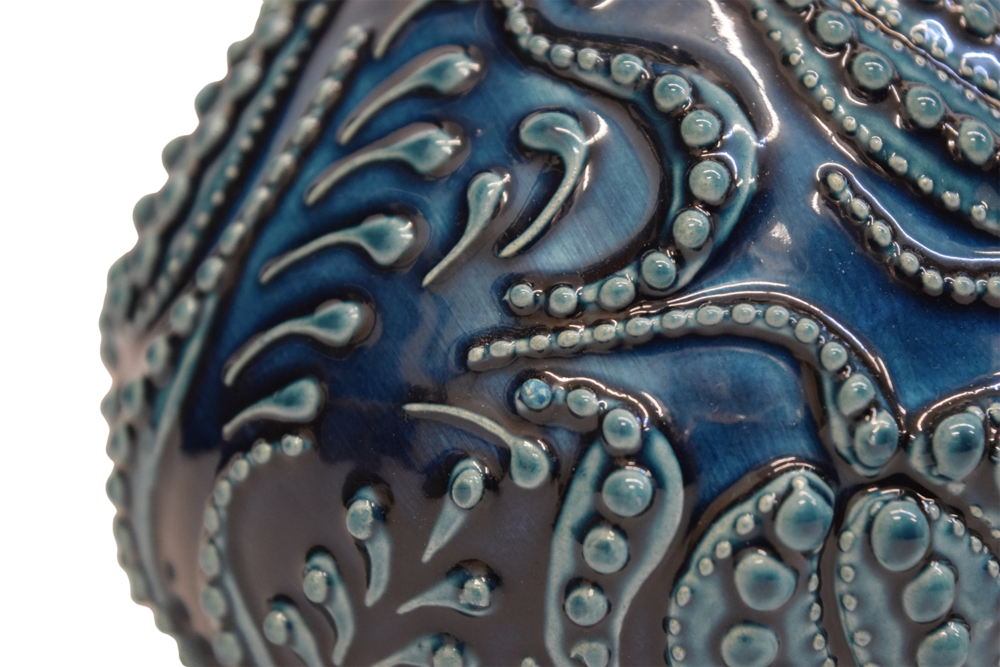 Ceramic Teardrop Vase 8″