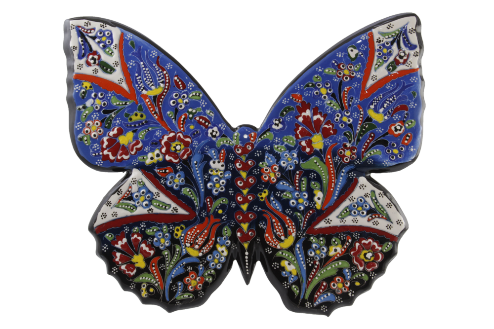 Ceramic 2D Butterfly 12″