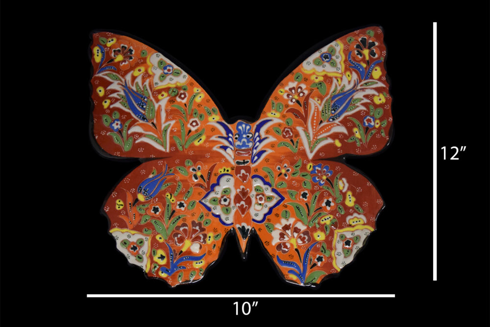 CERAMIC LARGE 2D BUTTERFLY FIGURINE 03