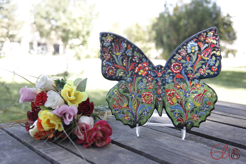 Ceramic 2D Butterfly 12″