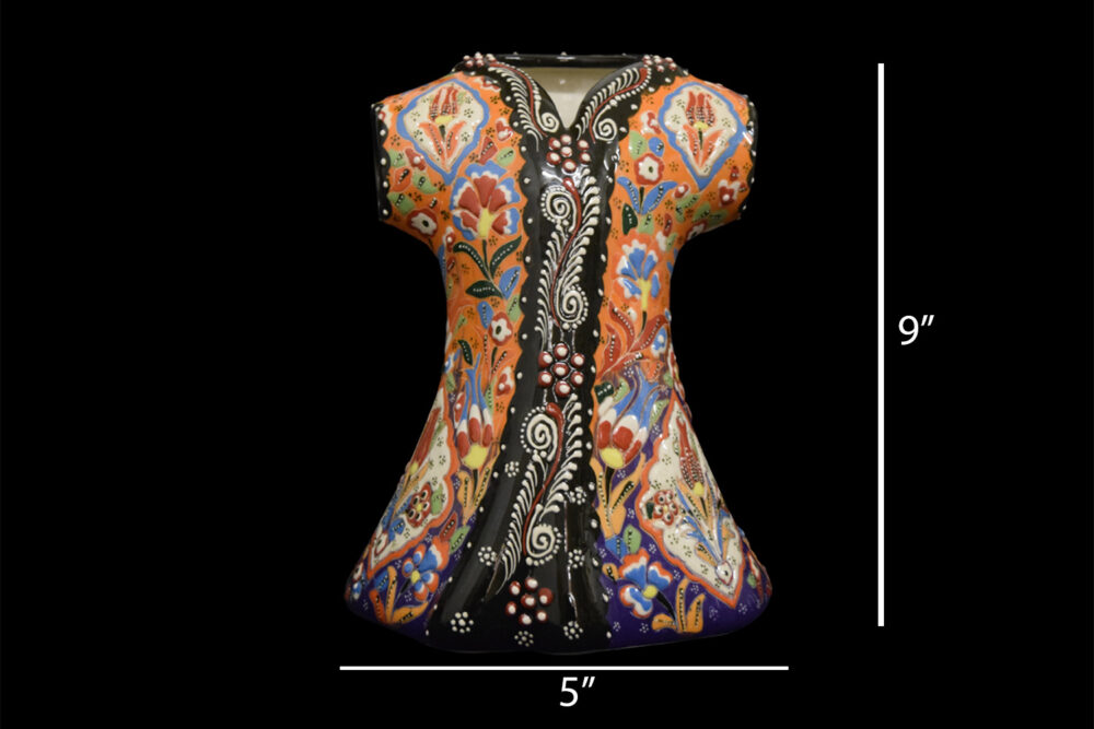 Ceramic Ottoman Robe Figurine 9″