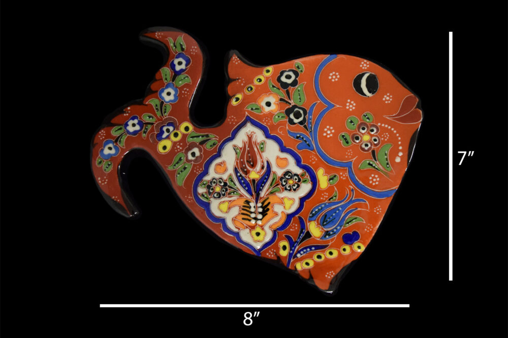 Ceramic 2D Fish 7″