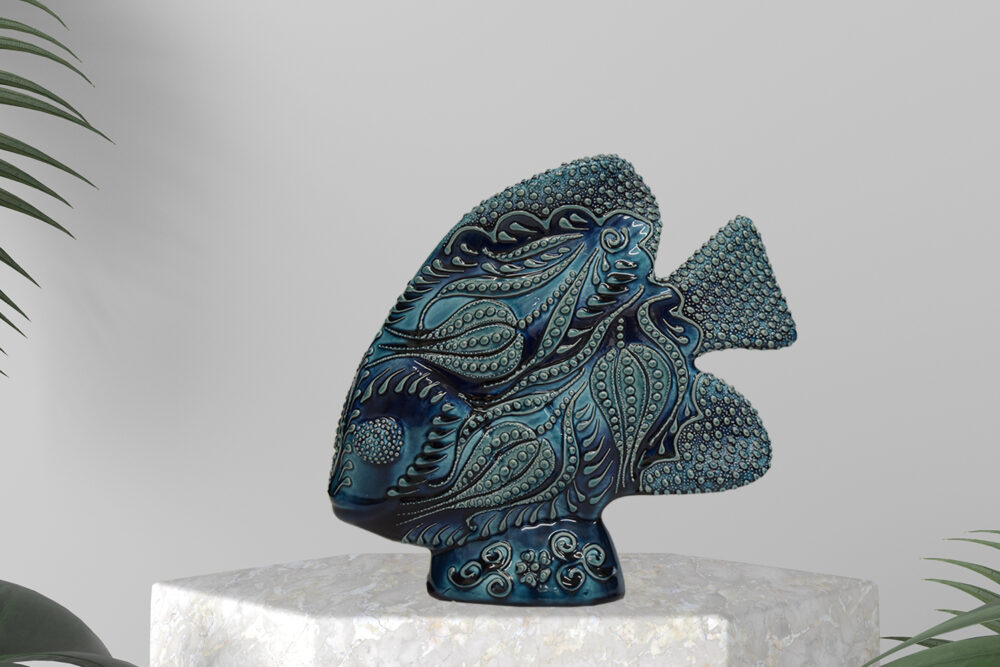 Ceramic 3D Fish 10″