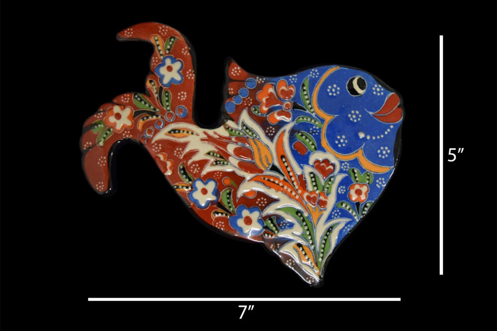 Ceramic 2D Fish 6″