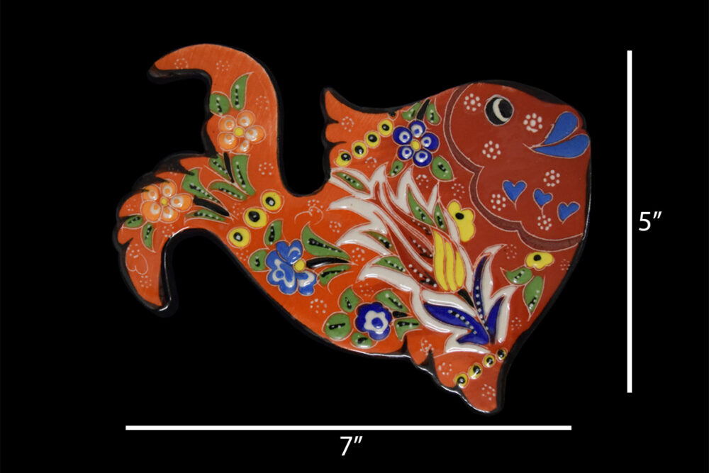 Ceramic 2D Fish 6″