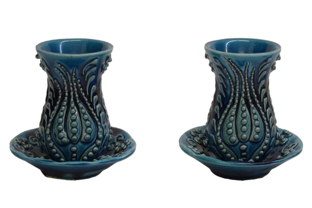Ceramic 2pc Teacup Set