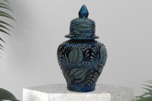 Ceramic King Jar 10"