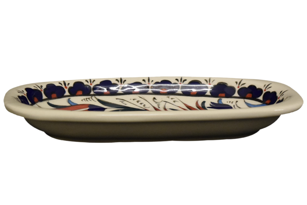 Ceramic Flat Boat 11″