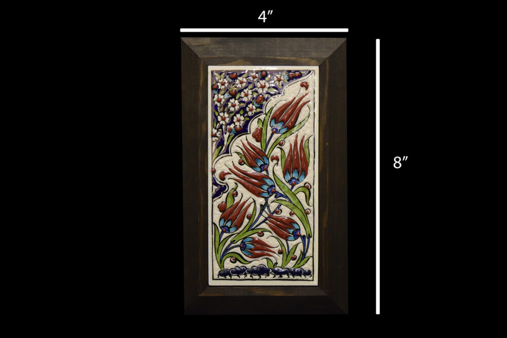 Ceramic Framed 3D painted Tile 4×8