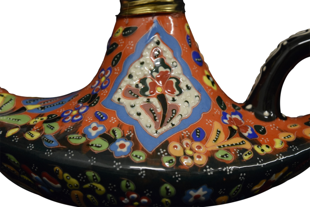 Ceramic Aladdin Lamp 7”